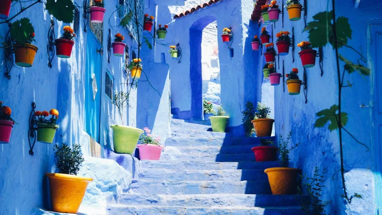 blue city morocco, chefchaouen